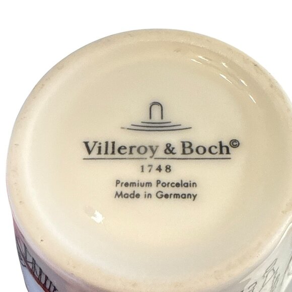 Villeroy & Boch 1748 Right Twisted Handle Coffee Mug Cup Landmarks Koln Germany - Picture 11 of 11